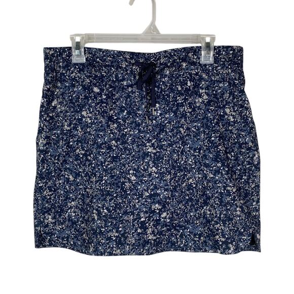 Athleta Midtown Blue Speckled Tennis Pickleball Sporty Mini Skort SZ 10 - Picture 3 of 10